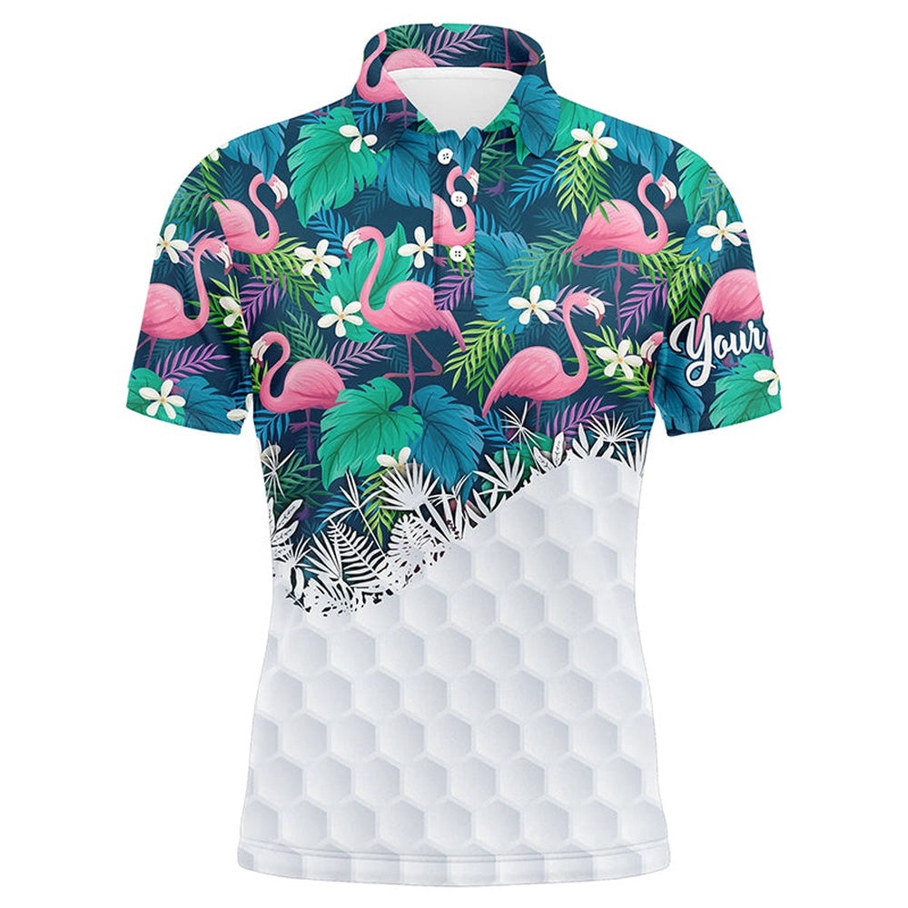 Personalized Green Tropical Colorful Flamingo Pattern Men’s Golf Polo Shirts Best Men’s Golf Wears, Golf Polo Shirt, Golf Shirts Personalized Green Tropical Colorful Flamingo Pattern Men’s Golf Polo Shirts Best Men’s Golf Wears, Golf Polo Shirt, Golf Shirts