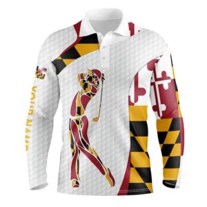 Personalized Maryland Flag Patriot Golf White Men s Golf Polo Shirts Custom Name Golf Gifts For Men Golf Polo Shirt Golf Shirts 2 p4wla7.jpg