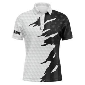 Personalized Men’s Golf Polos Shirts Custom White…