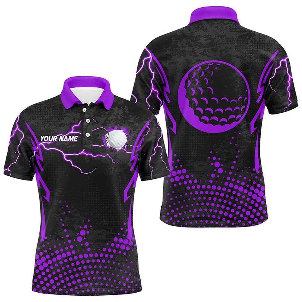 Personalized Purple Golf Ball Point Pattern Custom Men’s Team Men Golf Apparel, Golf Polo Shirt, Golf Shirts Personalized Purple Golf Ball Point Pattern Custom Men’s Team Men Golf Apparel, Golf Polo Shirt, Golf Shirts