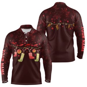 Personalized Red Christmas Men s Golf Polo Shirts Custom Christmas Golf Gift Idea For Men Golf Polo Shirt Golf Shirts 2 mbvume.jpg