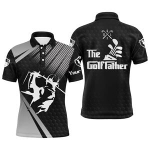 Personalized The Golf Father Polo Shirts For…