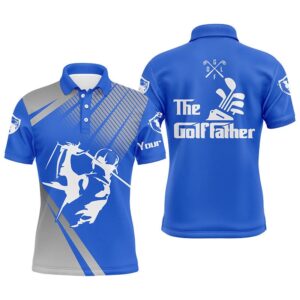Personalized The Golf Father Polo Shirts For…