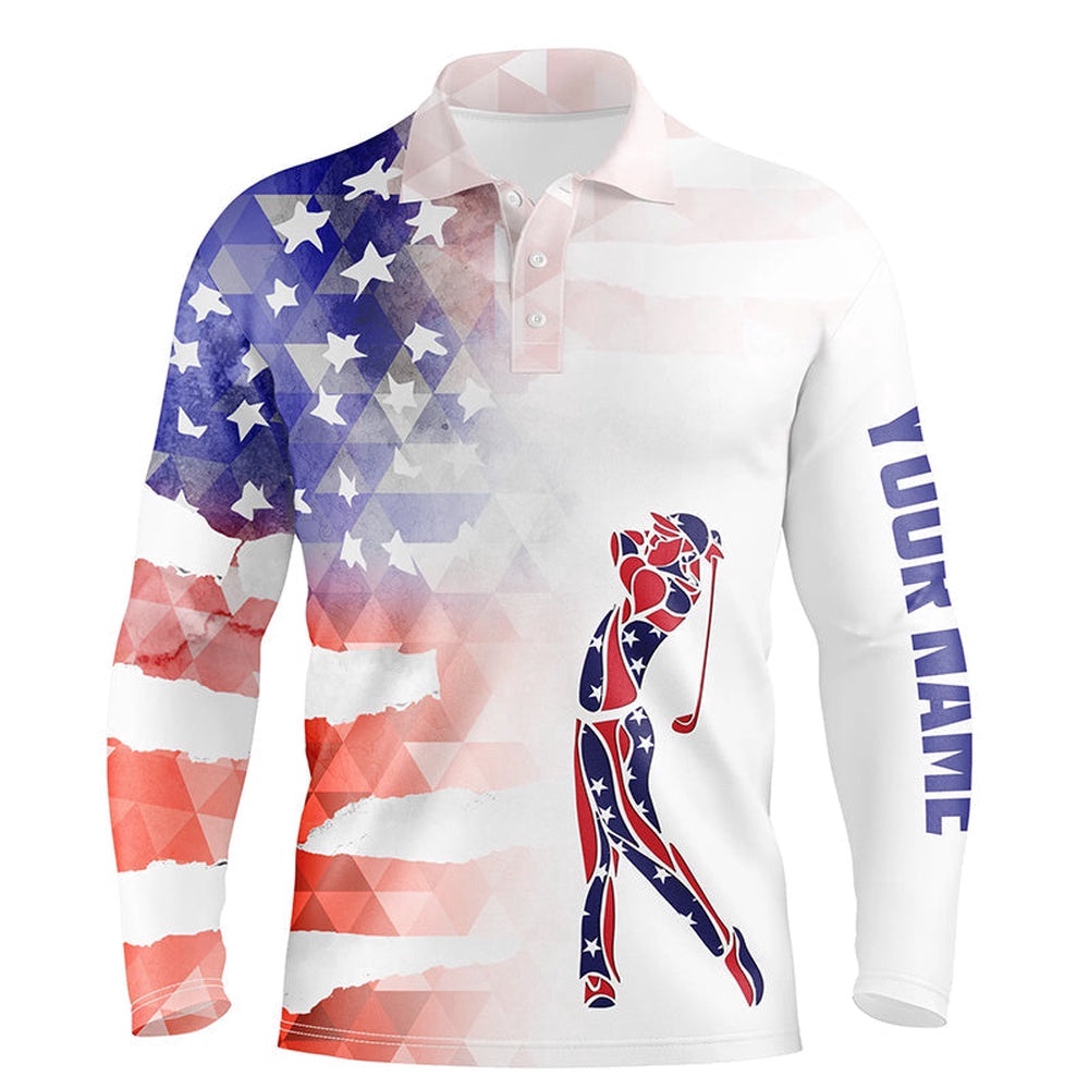 Personalized Watercolor American Flag Patriot Golf White Men’s Golf Polo Shirts Custom Golf Gifts, Golf Polo Shirt, Golf Shirts Personalized Watercolor American Flag Patriot Golf White Men’s Golf Polo Shirts Custom Golf Gifts, Golf Polo Shirt, Golf Shirts