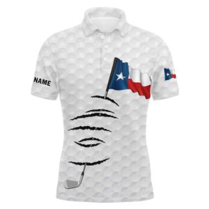 Personalized White Golf Polos Shirt For Men…