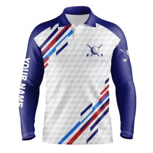 Personalized White Golf Polos Shirts For Men s Custom Golf Tops For Men s Blue Golf Polo Shirt Golf Shirts 2 sc9wjl.jpg