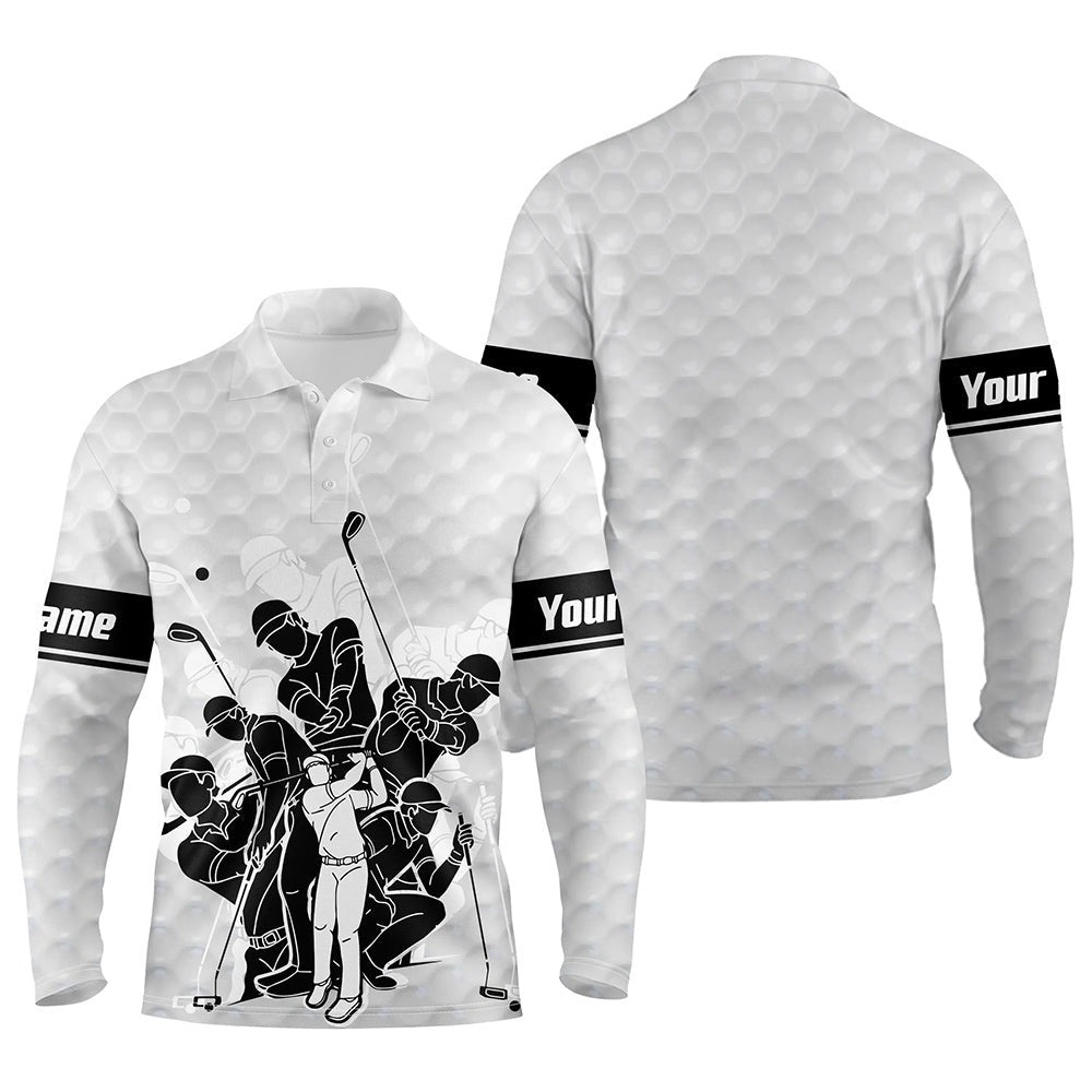 Personalized White Men’s Team Golfing Gift For Men, Golf Polo Shirt, Golf Shirts Personalized White Men’s Team Golfing Gift For Men, Golf Polo Shirt, Golf Shirts