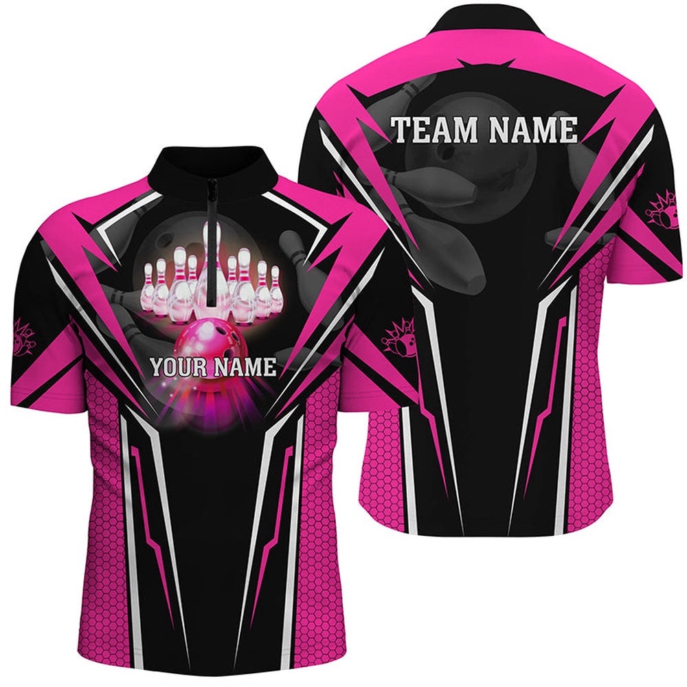 Pink Bowling Jersey For Men, Strike Bowling Team Jersey Bowlers Outfits, Custom Bowling Team Jersey Shirt Pink Bowling Jersey For Men, Strike Bowling Team Jersey Bowlers Outfits, Custom Bowling Team Jersey Shirt