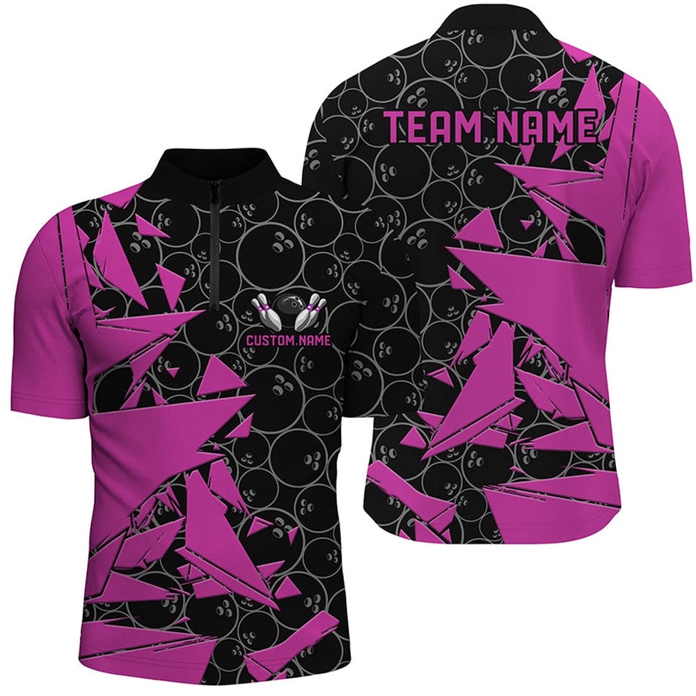 Pink Bowling Team Shirts For Men And Women, Bowling Ball Pattern Bowlers Outfits, Custom Bowling Team Jersey Shirt Pink Bowling Team Shirts For Men And Women, Bowling Ball Pattern Bowlers Outfits, Custom Bowling Team Jersey Shirt