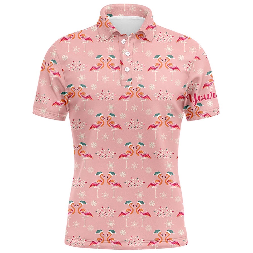 Pink Christmas Flamingos Men’s Golf Polo Shirt Custom Funny Golf Shirts For Men Golf Gifts, Golf Polo Shirt, Golf Shirts Pink Christmas Flamingos Men’s Golf Polo Shirt Custom Funny Golf Shirts For Men Golf Gifts, Golf Polo Shirt, Golf Shirts