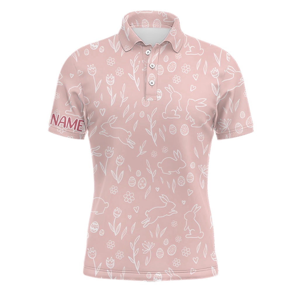 Pink Cute Easter Eggs & Bunnies Men’s Golf Polo Shirt Custom Easter Day Golf Tops For Men Golf Gifts, Golf Polo Shirt, Golf Shirts Pink Cute Easter Eggs & Bunnies Men’s Golf Polo Shirt Custom Easter Day Golf Tops For Men Golf Gifts, Golf Polo Shirt, Golf Shirts