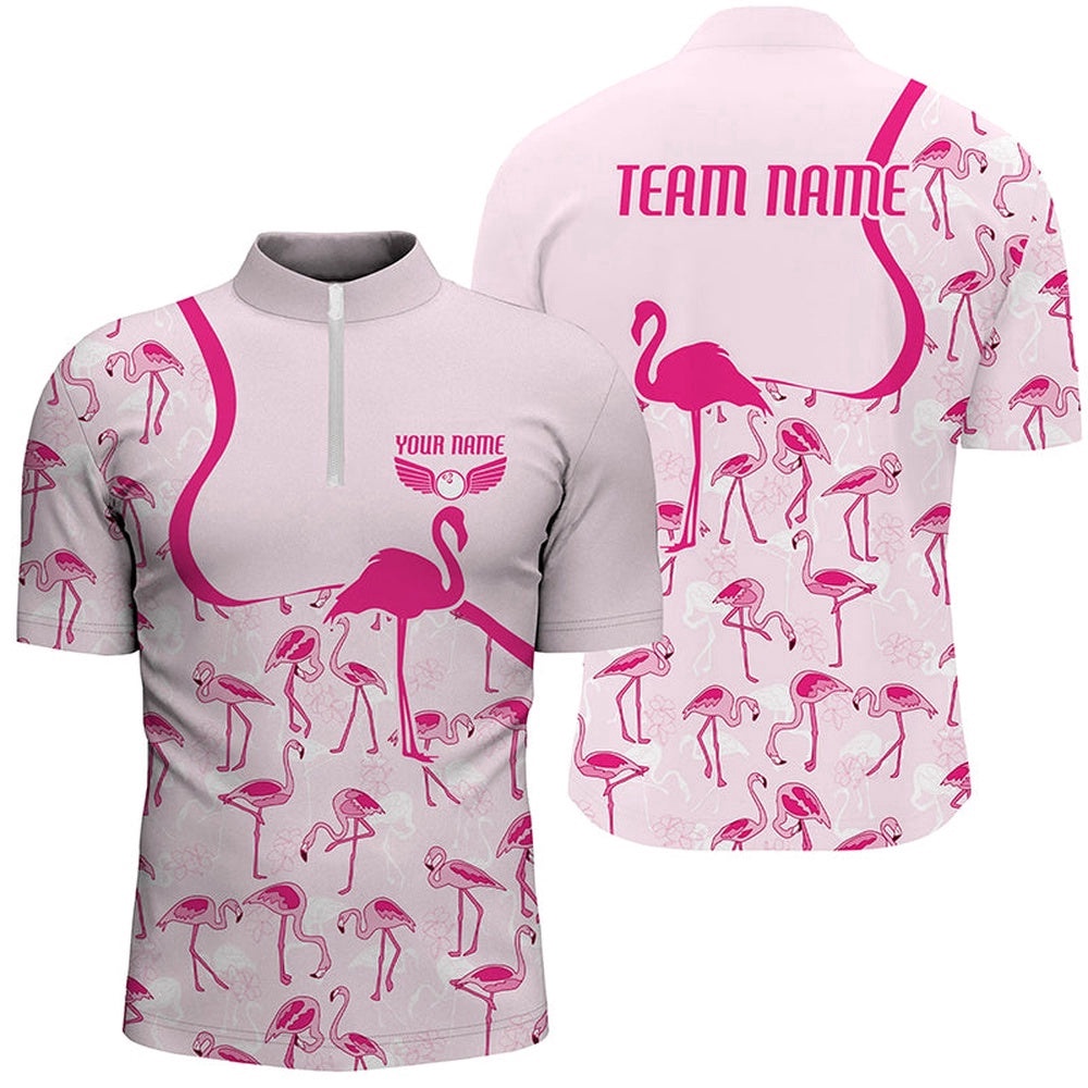 Pink Flamingo Customized Bowling Shirts For Men And Women, Bowling Tournament Shirts For Bowlers, Custom Bowling Team Jersey Shirt Pink Flamingo Customized Bowling Shirts For Men And Women, Bowling Tournament Shirts For Bowlers, Custom Bowling Team Jersey Shirt