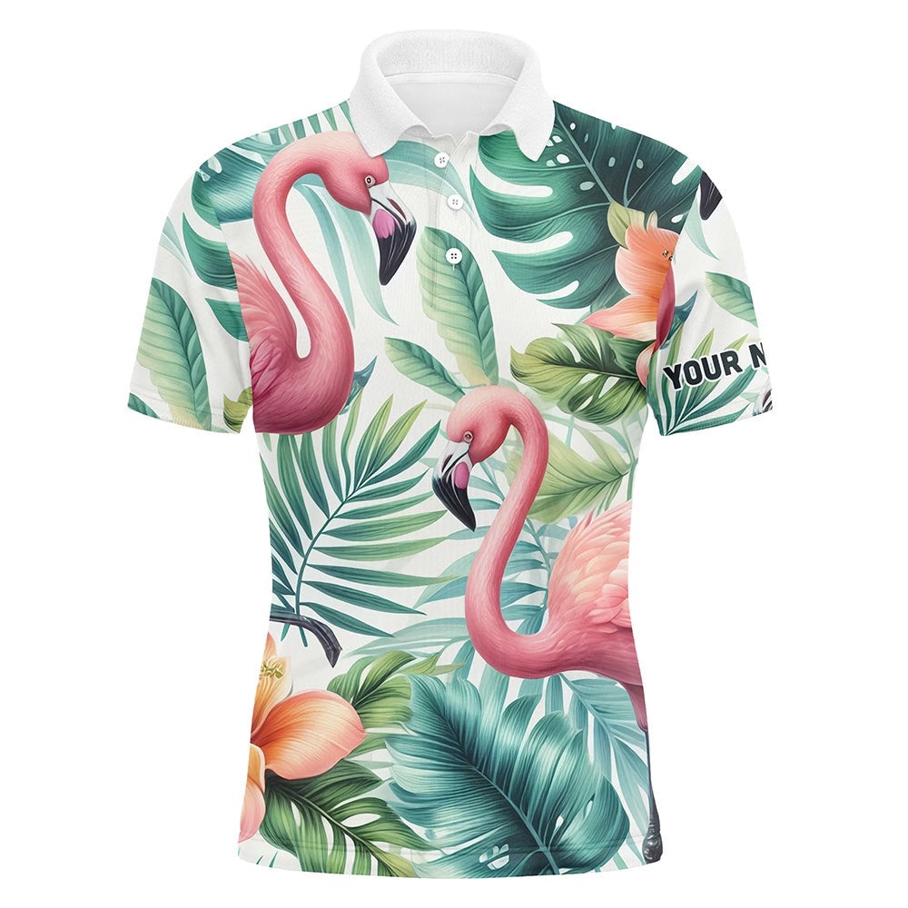 Pink Flamingo Tropical Pattern Men’s Golf Polo Shirt Custom Golf Shirts For Men Golf Gifts, Golf Polo Shirt, Golf Shirts Pink Flamingo Tropical Pattern Men’s Golf Polo Shirt Custom Golf Shirts For Men Golf Gifts, Golf Polo Shirt, Golf Shirts