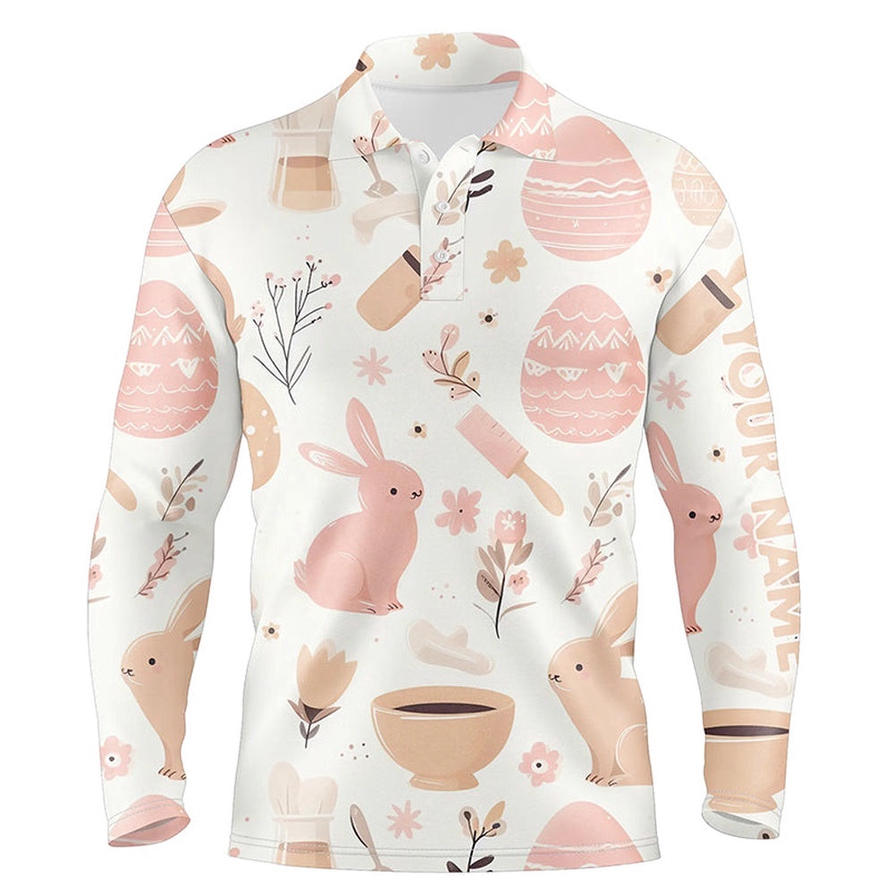 Pink Funny Easter Eggs & Bunnies Men’s Golf Polo Shirt Custom Easter Day Golf Tops For Men, Golf Polo Shirt, Golf Shirts Pink Funny Easter Eggs & Bunnies Men’s Golf Polo Shirt Custom Easter Day Golf Tops For Men, Golf Polo Shirt, Golf Shirts