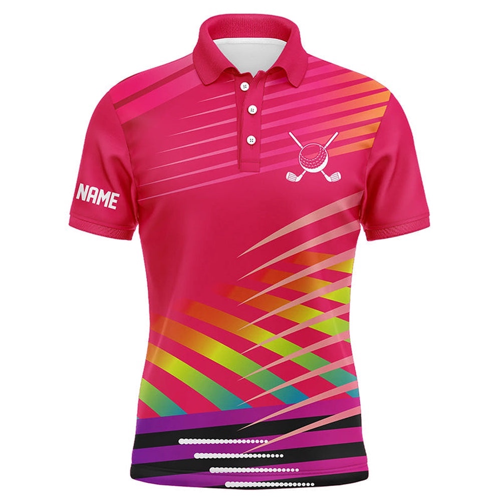 Pink Men’s Golf Polo Shirts Custom Name Golf Shirts For Men, Golf Polo Shirt, Golf Shirts Pink Men’s Golf Polo Shirts Custom Name Golf Shirts For Men, Golf Polo Shirt, Golf Shirts