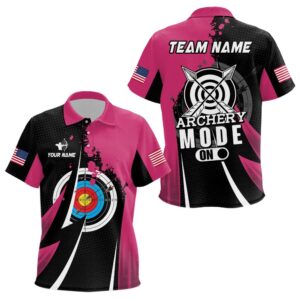 Pink Polo Archery Mode On Polo Shirts,…
