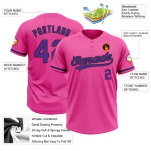 Pink Purple Black Two Button Unisex Softball Jersey Custom Team Softball Jersey 3 wqgkqt.jpg