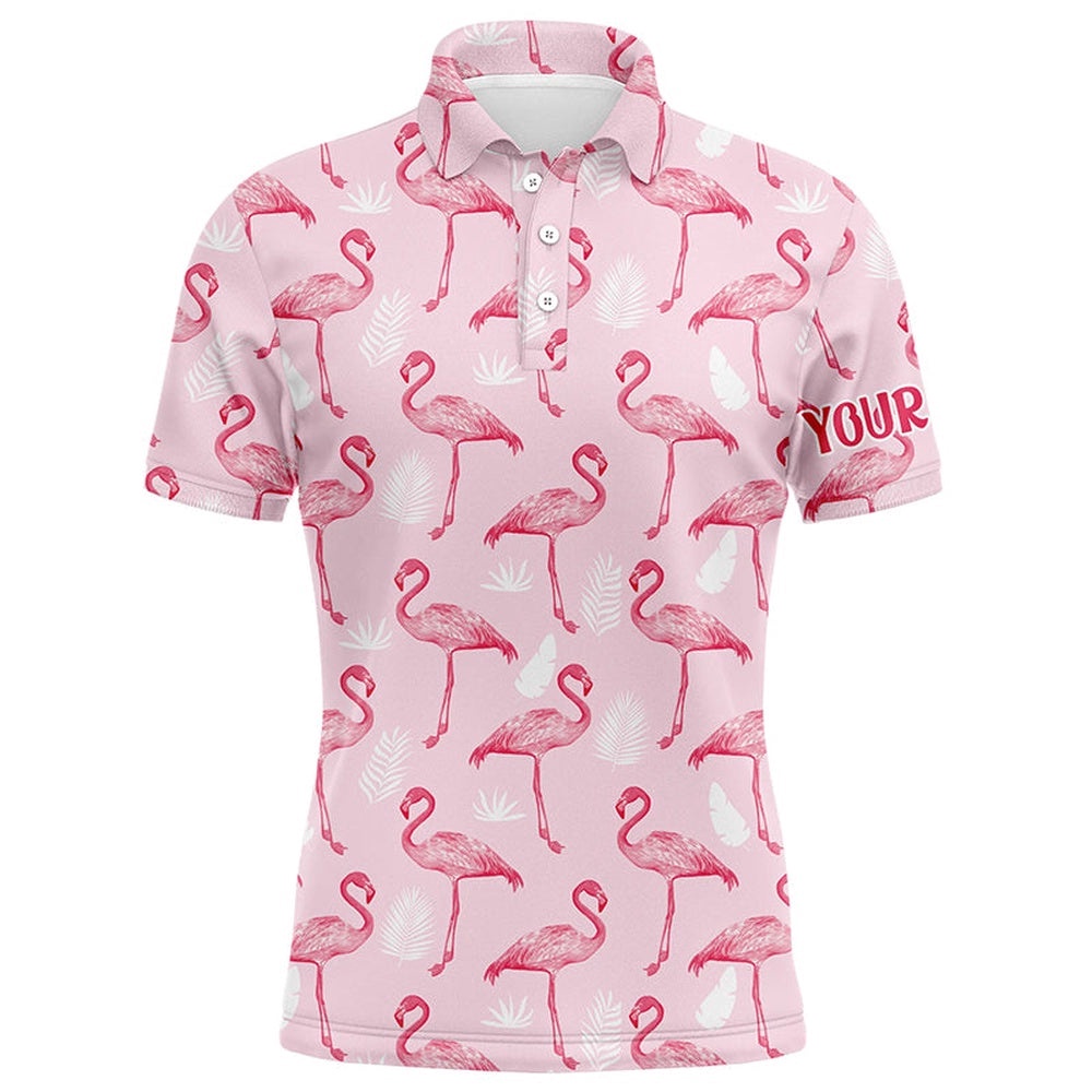 Pink Tropical Flamingo Men’s Golf Polo Shirts Cusomized Funny Golf Tops For Men Male Golf Gifts, Golf Polo Shirt, Golf Shirts Pink Tropical Flamingo Men’s Golf Polo Shirts Cusomized Funny Golf Tops For Men Male Golf Gifts, Golf Polo Shirt, Golf Shirts
