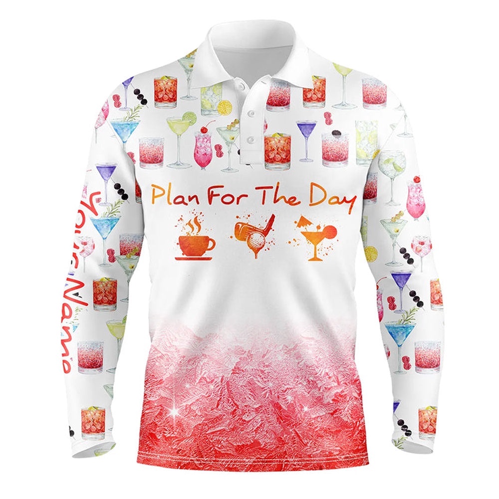 Plan For The Day Coffee Golf Cocktail Watercolor Men’s Golf Polo Shirt Funny Golf Shirts For Men, Golf Polo Shirt, Golf Shirts Plan For The Day Coffee Golf Cocktail Watercolor Men’s Golf Polo Shirt Funny Golf Shirts For Men, Golf Polo Shirt, Golf Shirts