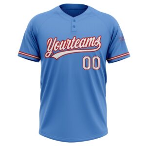 Powder Blue White Red Two Button Unisex Softball Jersey Custom Team Softball Jersey 2 xcatge.jpg