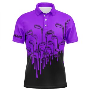 Purple And Black Halloween Golf Clubs Men’s…