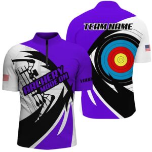 Purple Archery Jerseys Men Polo & Jersey…
