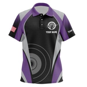 Purple Archery Polo Shirts Best Custom Archery…