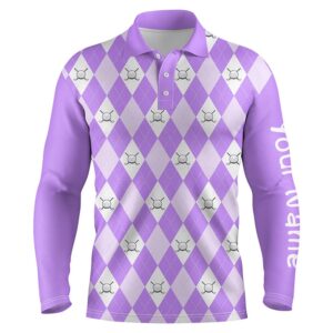 Purple Argyle Plaid Pattern Men s Golf Polos Shirts Custom Golf Shirts For Men Golf Polo Shirt Golf Shirts 2 vrg2hf.jpg