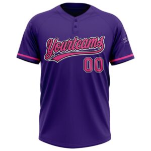 Purple Pink Black Two Button Unisex Softball Jersey Custom Team Softball Jersey 2 bpum1i.jpg
