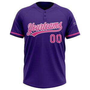 Purple Pink White Two Button Unisex Softball Jersey Custom Team Softball Jersey 2 d3wxod.jpg