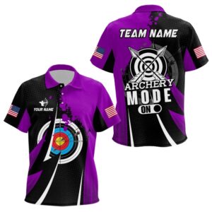 Purple Polo Archery Mode On Polo Shirts…