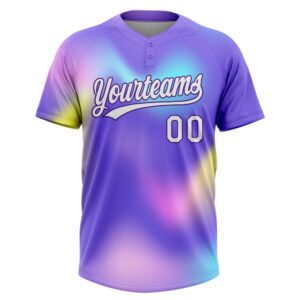 Purple White Pink 3D Pattern Two Button Unisex Softball Jersey Custom Team Softball Jersey 2 bh2pew.jpg