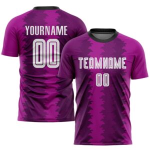 Purple White Pink Sublimation Soccer Uniform Jersey,…