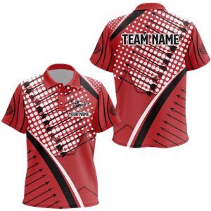 Red Arrows Pattern Archery Polo Shirts, Custom…