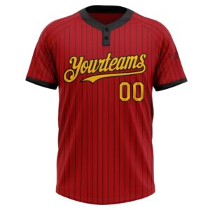 Red Black Pinstripe Gold Two Button Unisex Softball Jersey Custom Team Softball Jersey 2 fh9aor.jpg