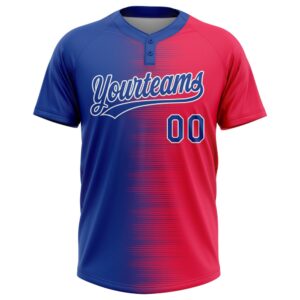 Red Royal White 3D Pattern Two Button Unisex Softball Jersey Custom Team Softball Jersey 2 wf0wz3.jpg