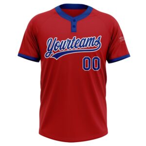 Red Royal White Two Button Unisex Softball Jersey Custom Team Softball Jersey 2 ywae2s.jpg