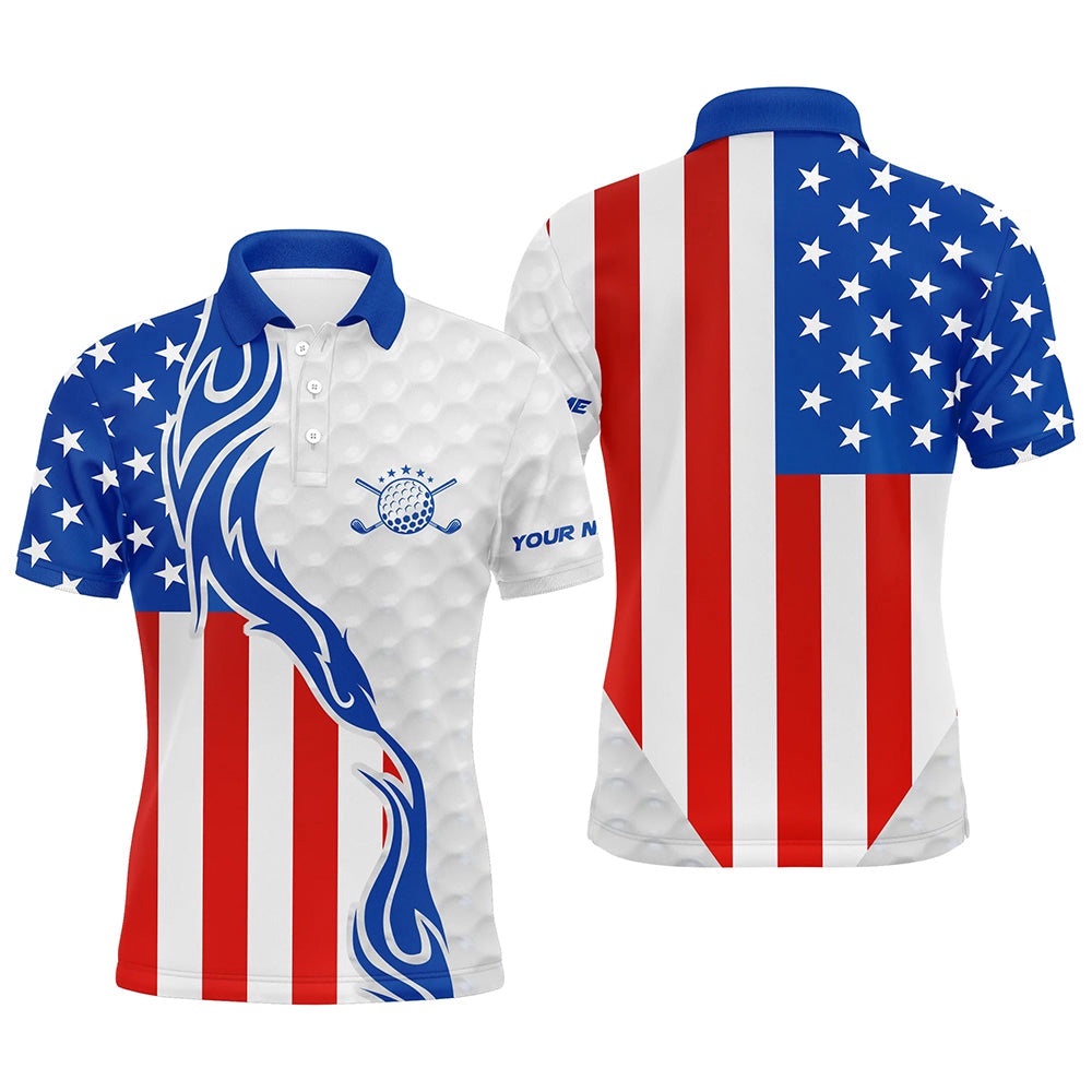 Red, White, And Blue American Flag Men Golf Polo Shirts Custom Patriotic Golf Clubs Golf Shirt For Men, Golf Polo Shirt, Golf Shirts Red, White, And Blue American Flag Men Golf Polo Shirts Custom Patriotic Golf Clubs Golf Shirt For Men, Golf Polo Shirt, Golf Shirts
