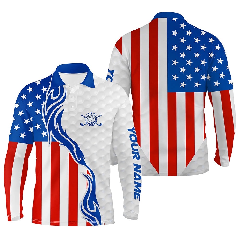 Red, White, And Blue American Flag Men Golf Polo Shirts Custom Patriotic Golf Clubs Golf Shirt For Men, Golf Polo Shirt, Golf Shirts Red, White, And Blue American Flag Men Golf Polo Shirts Custom Patriotic Golf Clubs Golf Shirt For Men, Golf Polo Shirt, Golf Shirts