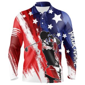 Red White And Blue American Flag Men Golf Polo Shirts Custom Patriotic Golf Shirt Golf Polo Shirt Golf Shirts 2 pw4pfp.jpg