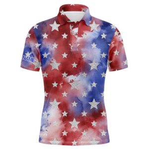 Red, White And Blue Tie Dye Men’s…