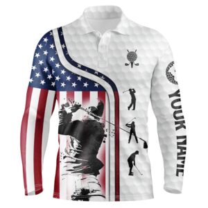 Red White Blue American Flag Patriotic Th Of July Golf Shirts Upf Polo Custom Name Golf Gifts For Men Golf Polo Shirt Golf Shirts 2 rnihvf.jpg
