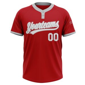 Red White Gray Two Button Unisex Softball Jersey Custom Team Softball Jersey 2 y4boio.jpg