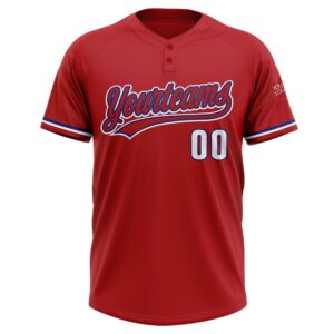 Red White Royal Two Button Unisex Softball Jersey Custom Team Softball Jersey 2 q8lou0.jpg