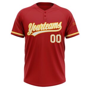 Red White Yellow Two Button Unisex Softball Jersey Custom Team Softball Jersey 2 uvschr.jpg