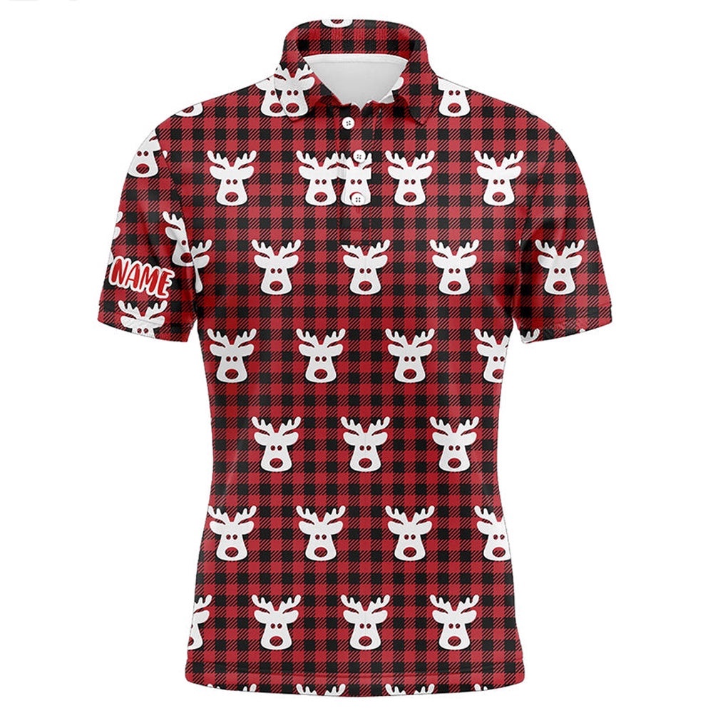 Reindeer Red Black Plaid Christmas Men’s Golf Polo Shirt Golf Shirts For Men Golfer Gifts, Golf Polo Shirt, Golf Shirts Reindeer Red Black Plaid Christmas Men’s Golf Polo Shirt Golf Shirts For Men Golfer Gifts, Golf Polo Shirt, Golf Shirts