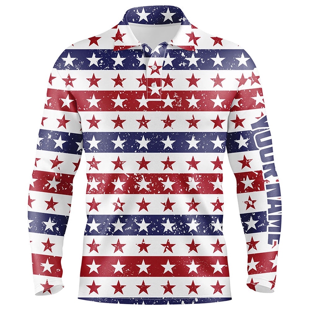 Retro American Flag Seamless Men’s Golf Polos Patriotic Usa Golf Tops For Men Golf Gifts, Golf Polo Shirt, Golf Shirts Retro American Flag Seamless Men’s Golf Polos Patriotic Usa Golf Tops For Men Golf Gifts, Golf Polo Shirt, Golf Shirts