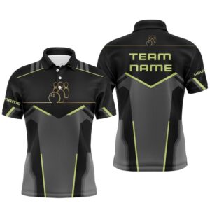 Retro Bowling Polo Shirts For Men Custom…