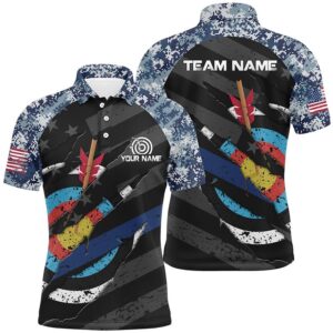 Retro Camo Target Archery Polo Shirts For…