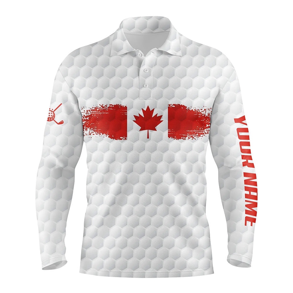 Retro Canadian Flag Men’s Golf Polo Shirts Custom White Golf Pattern Patriotic Golf Shirts For Men, Golf Polo Shirt, Golf Shirts Retro Canadian Flag Men’s Golf Polo Shirts Custom White Golf Pattern Patriotic Golf Shirts For Men, Golf Polo Shirt, Golf Shirts